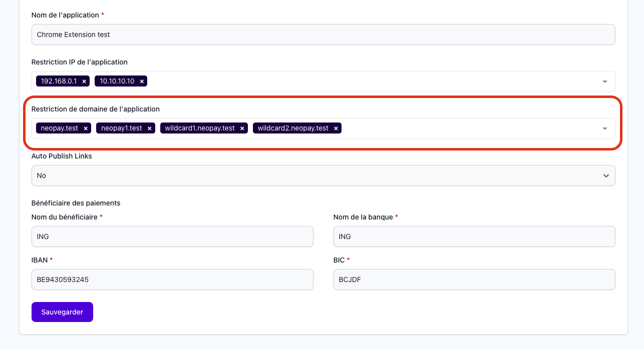 Domain Restriction